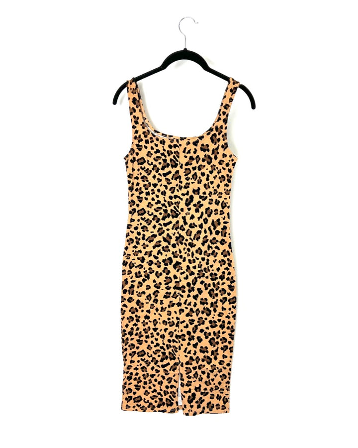 Cheetah Print Bodycon Dress - Small and Medium