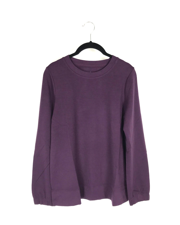 Purple Long Sleeve Top - Size 6-8