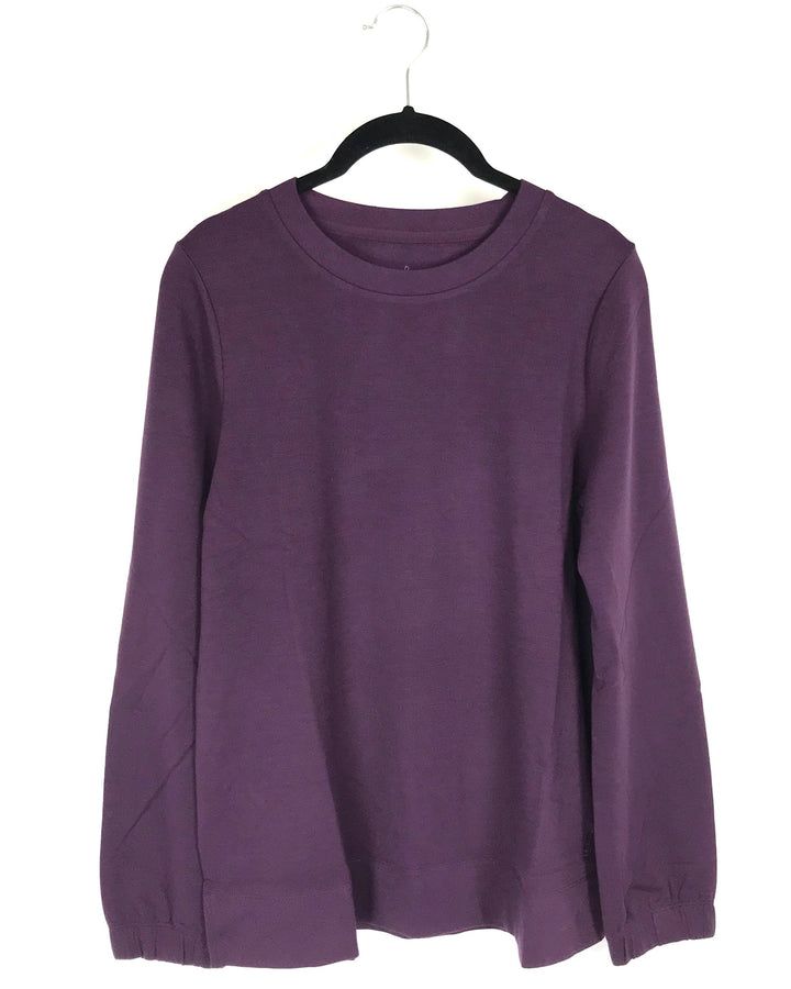 Purple Long Sleeve Top - Size 6-8