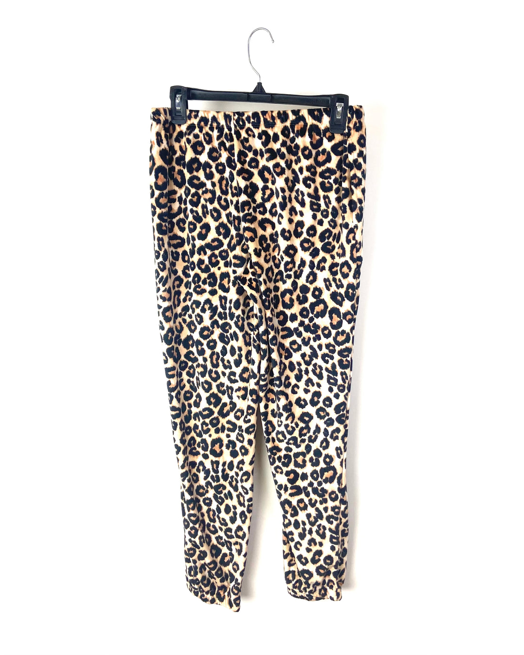 Leopard Print Pajama Pants - Small