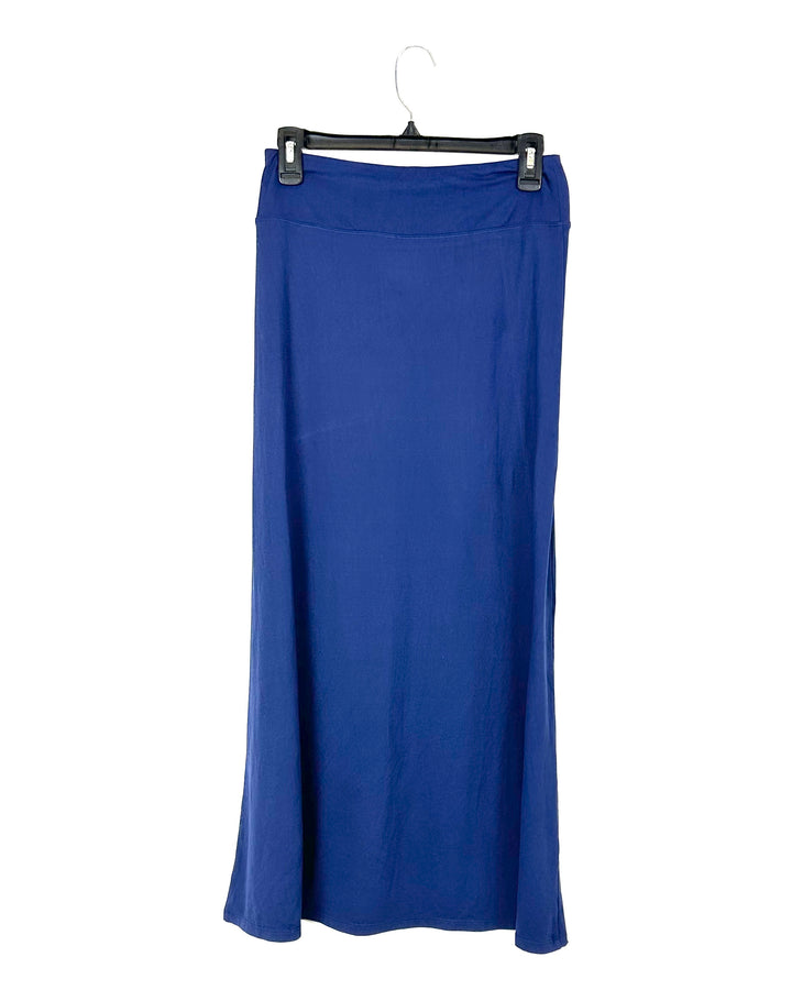 Navy Blue Maxi Skirt - Size 6/8