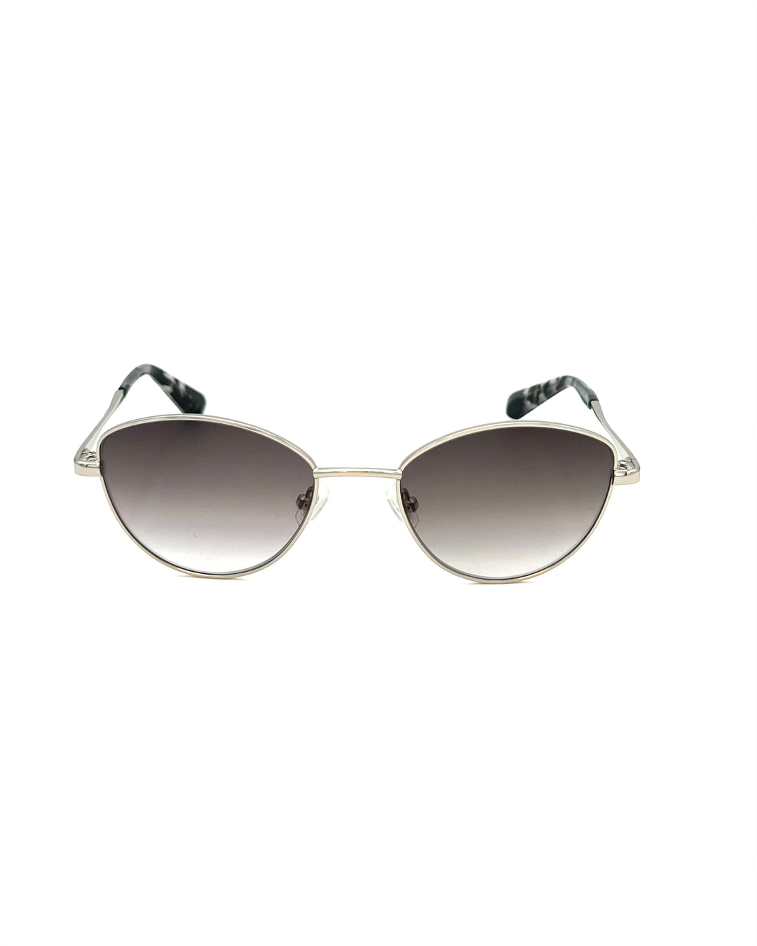 Silver Oval Shape Sunglasses