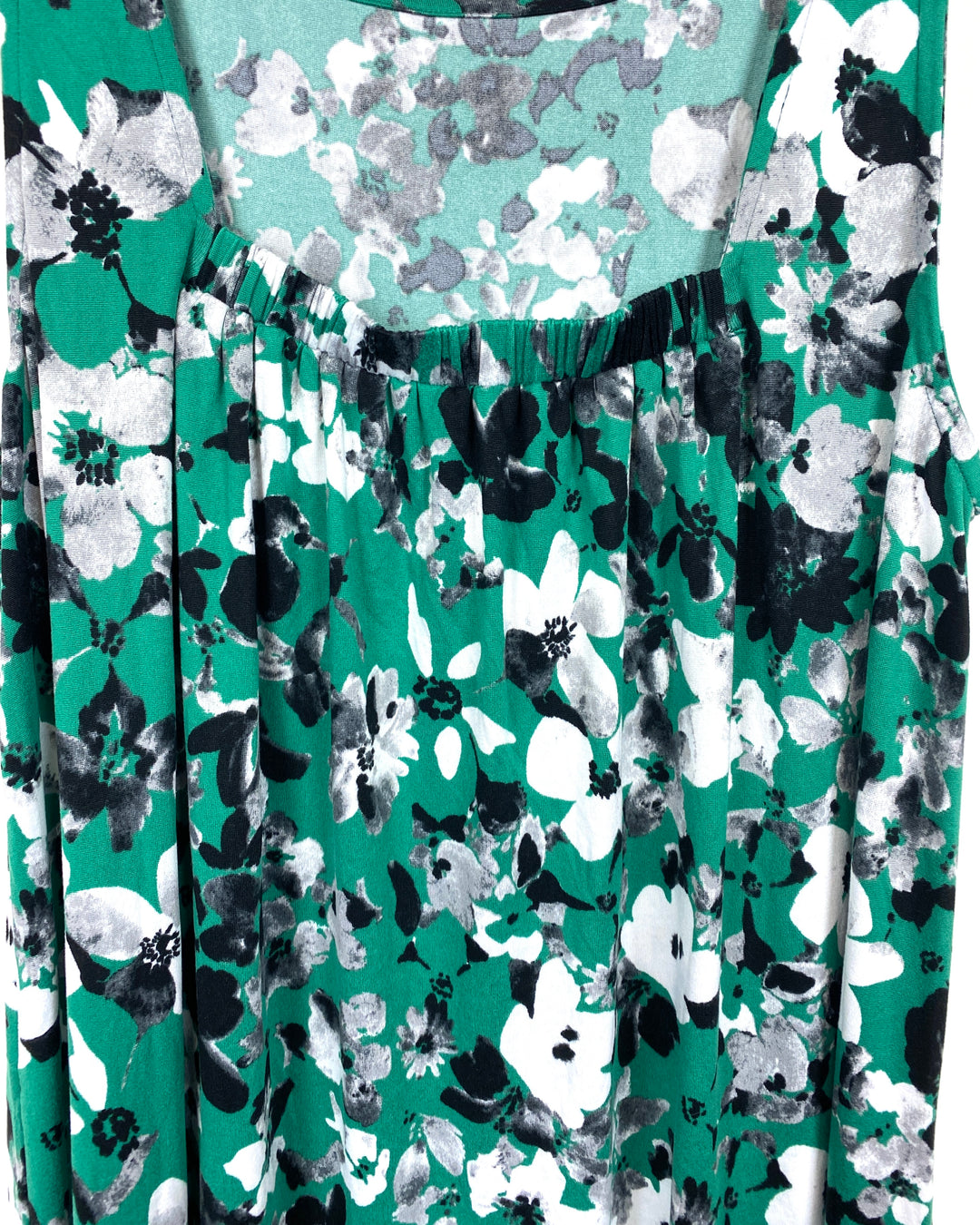 Green Floral Dress - Small/Medium