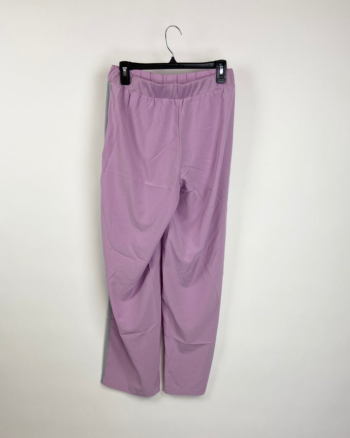 Purple Straight Leg Pants - Small