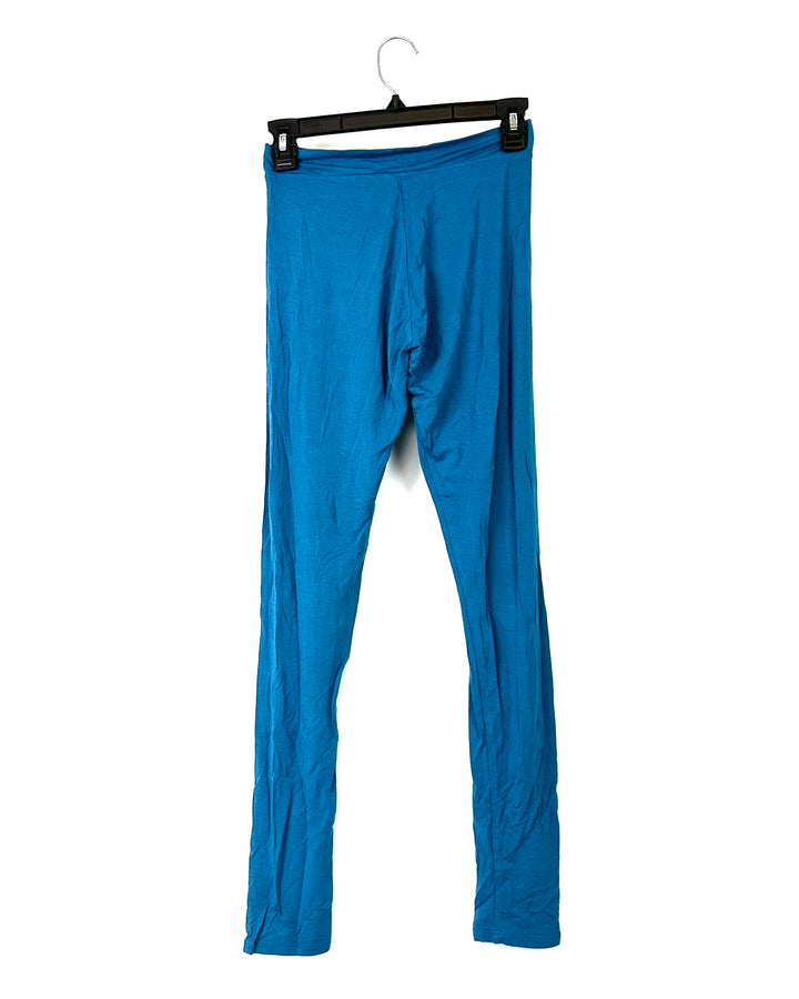 Blue Lightweight Leggings - Small