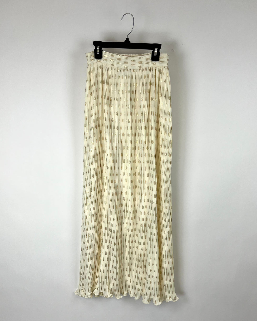 Cream And Gold Maxi Skirt - Size 00/0 and 0/2