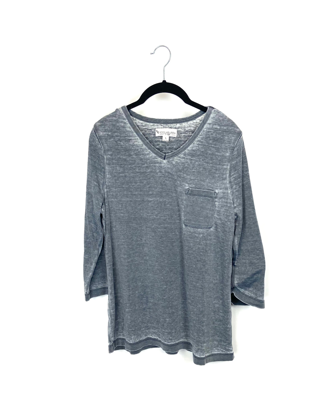 Grey Long Sleeve Top - Size Small