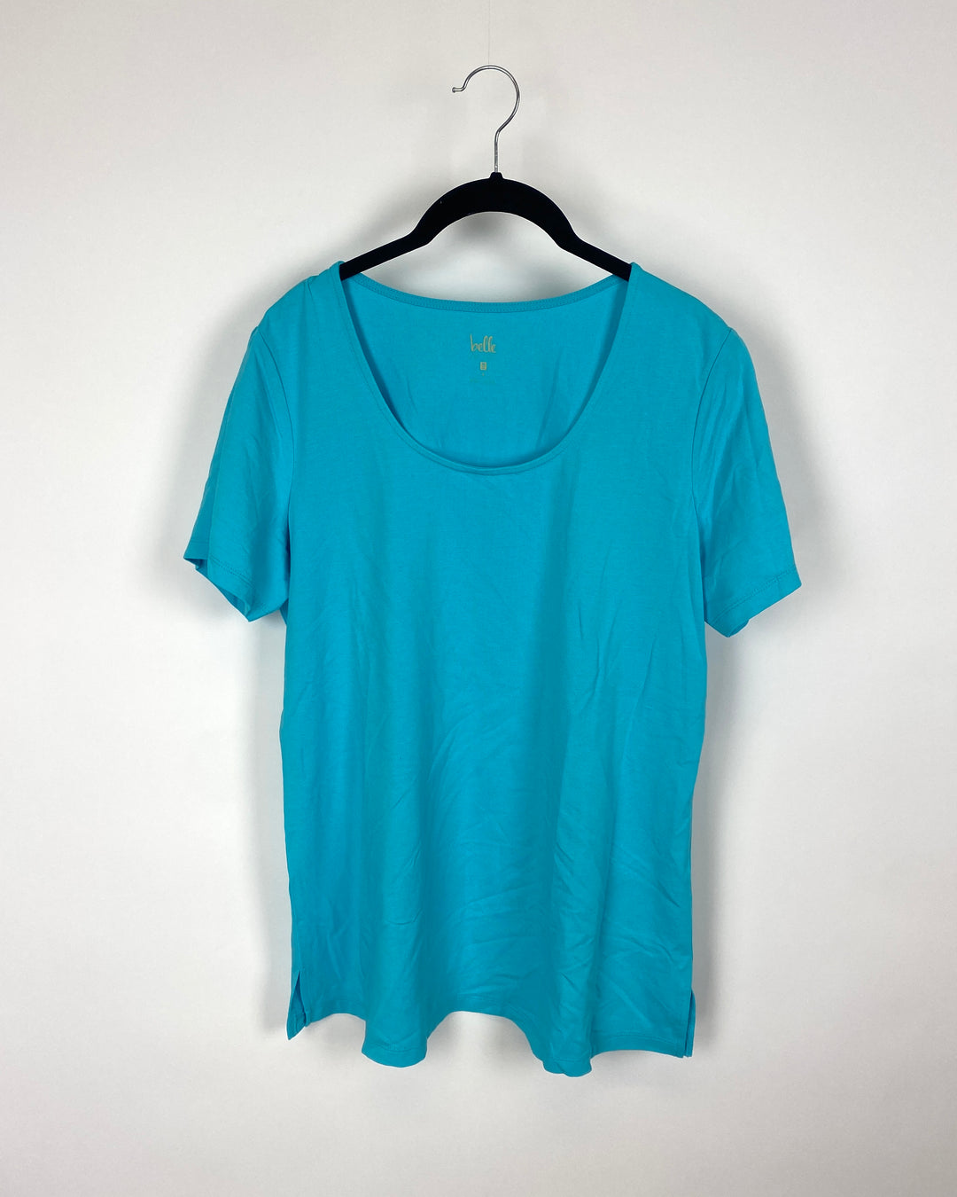 Turquoise Short Sleeve Top - Small/Medium