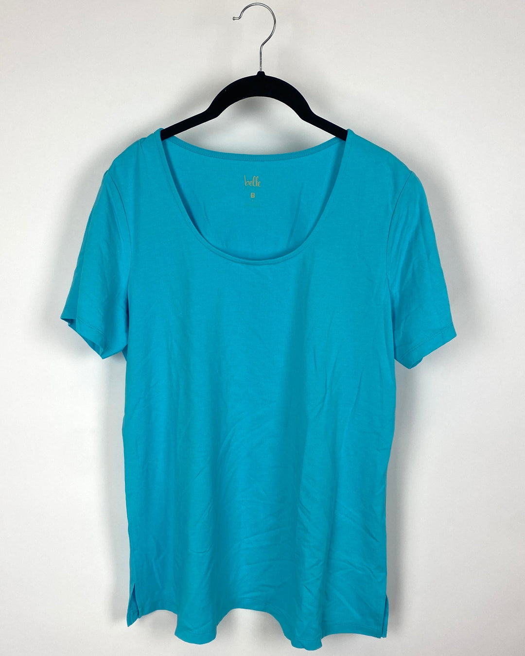 Turquoise Short Sleeve Top - Small/Medium