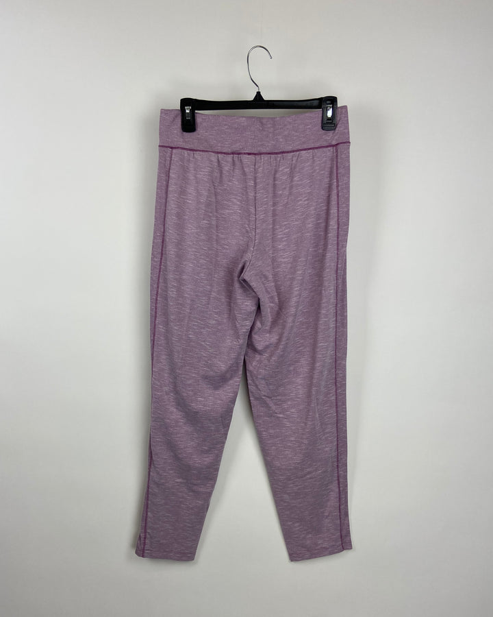 Purple Fitted Sweatpants - Small