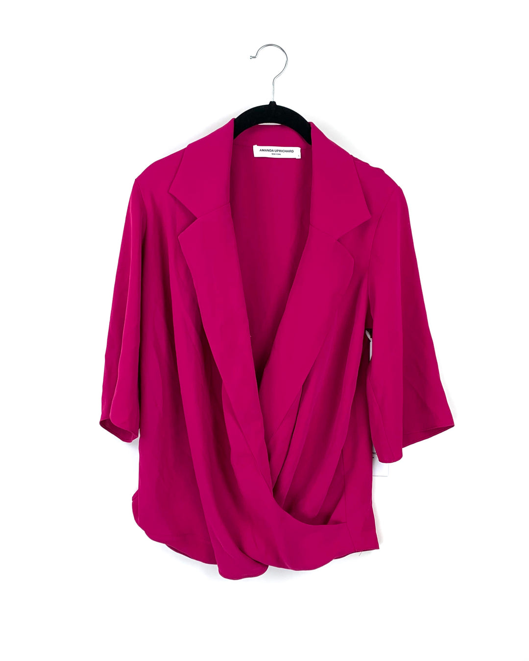 Magenta Collared Blouse - Small