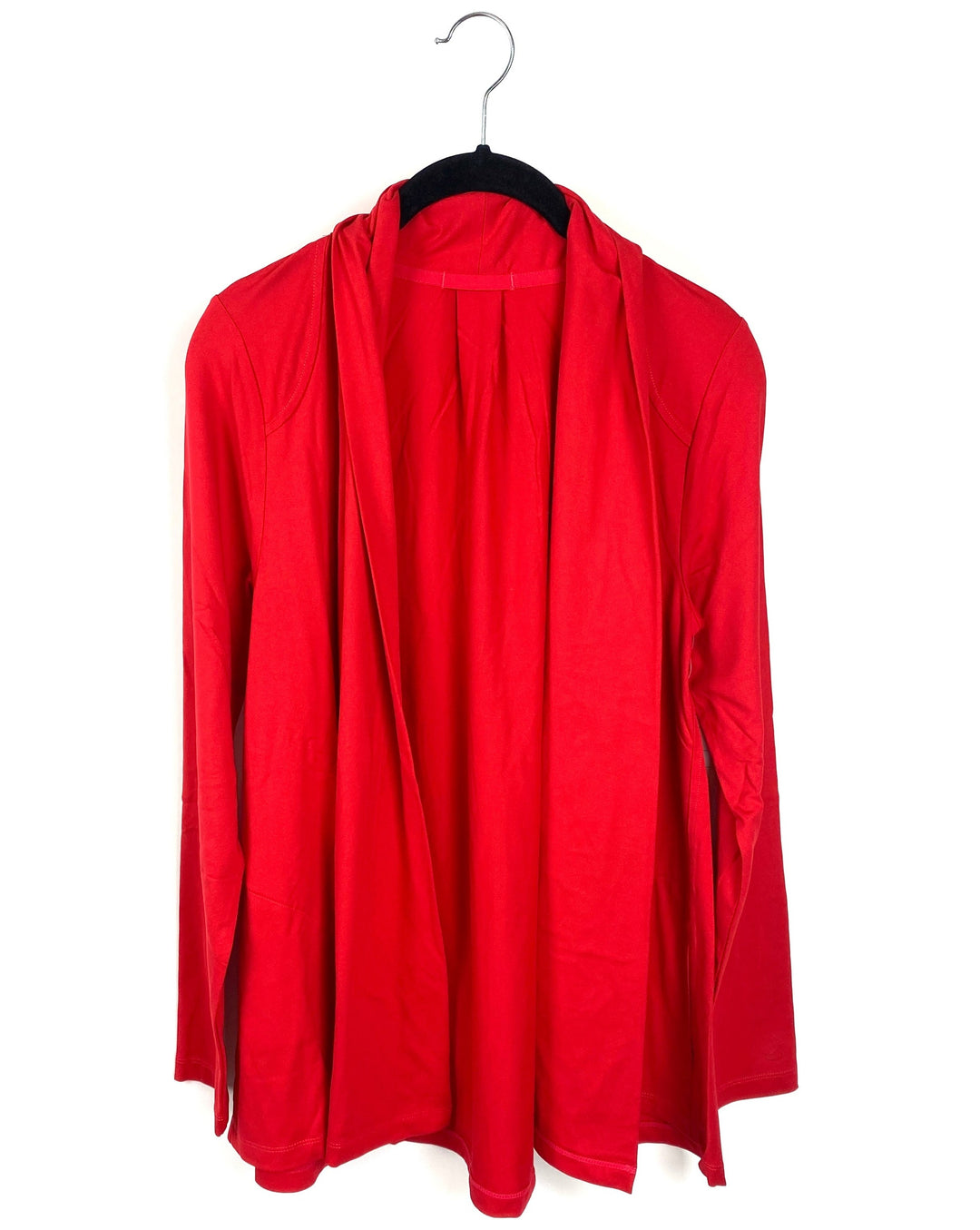 Red Long Sleeve Cardigan - Size 6-8