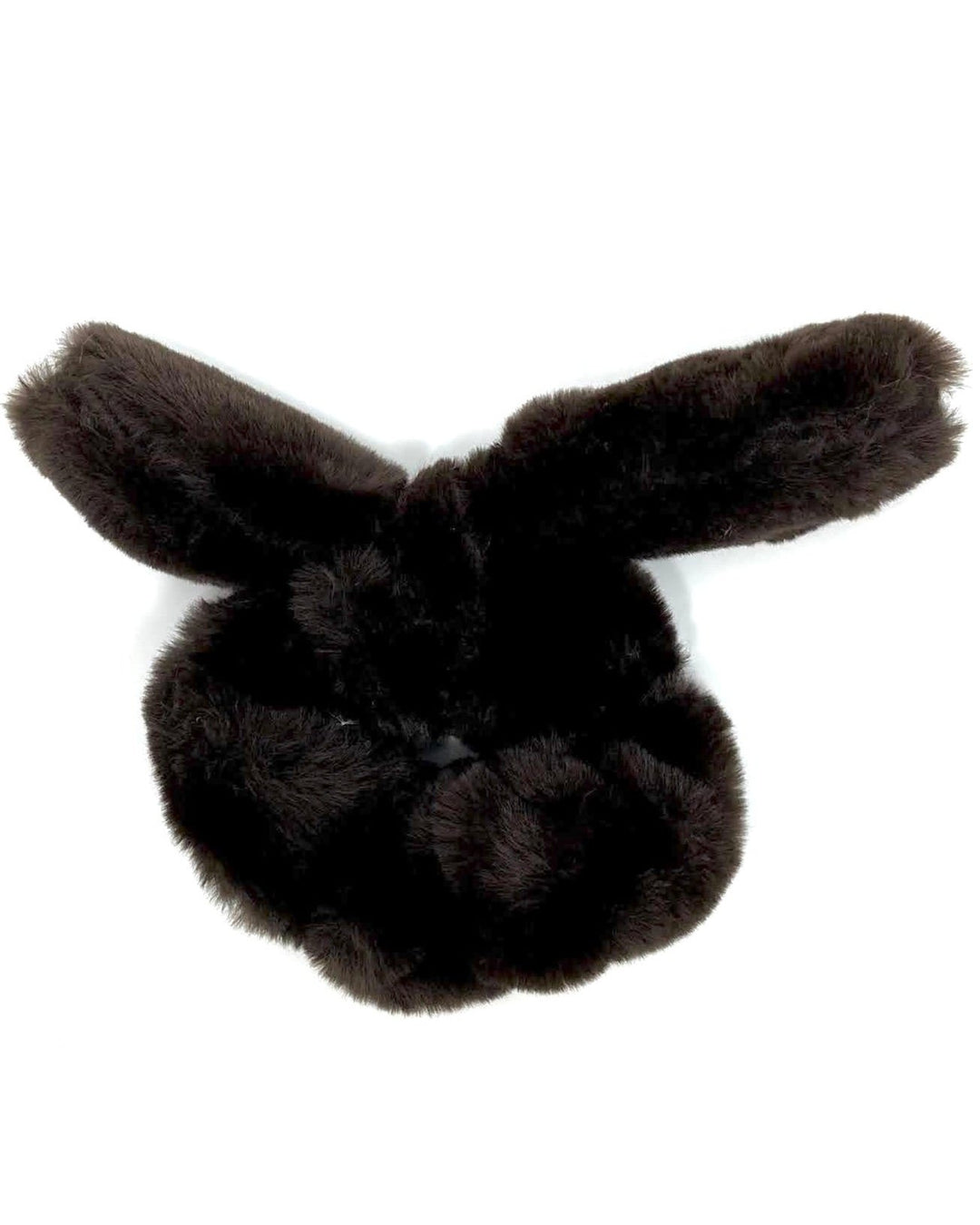 Dark Brown Bunny Ears Scrunchie