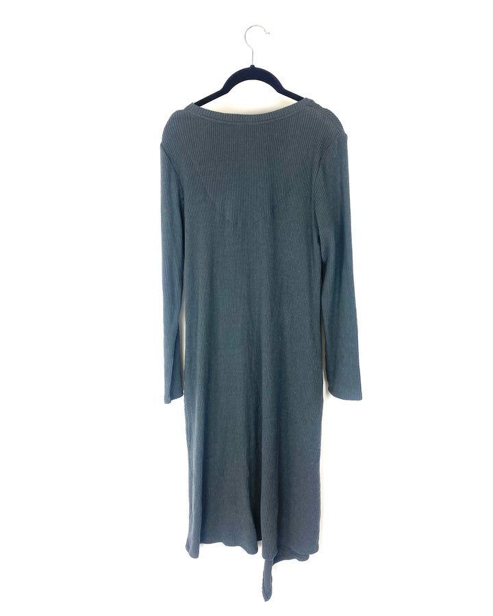 Long Sleeve Lounge Dress- Medium