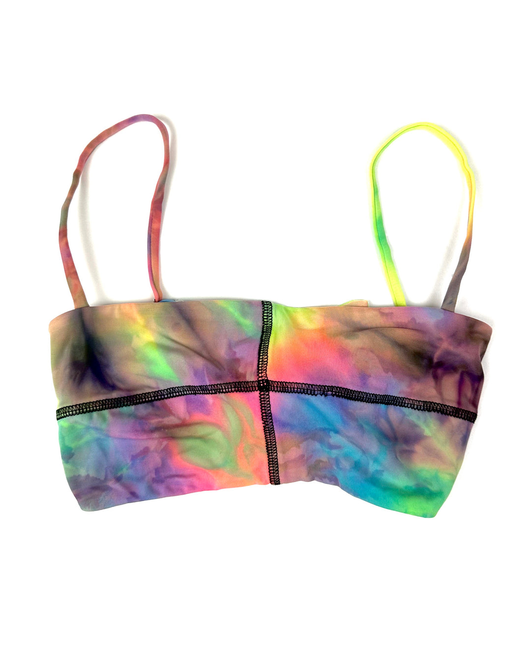 Rainbow Tie Back Bikini Top - Small