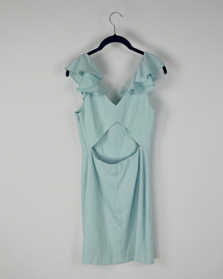 Mint Ruffle Dress - Small