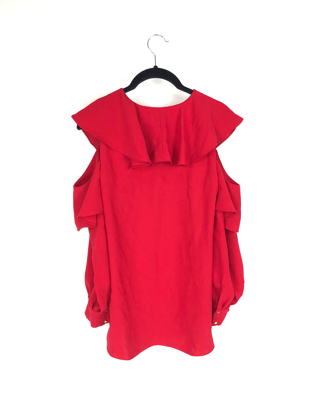 Red Ruffled Top - Small