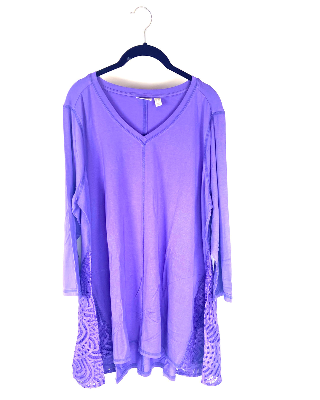 3/4 Sleeve Purple Top - Size 6/8