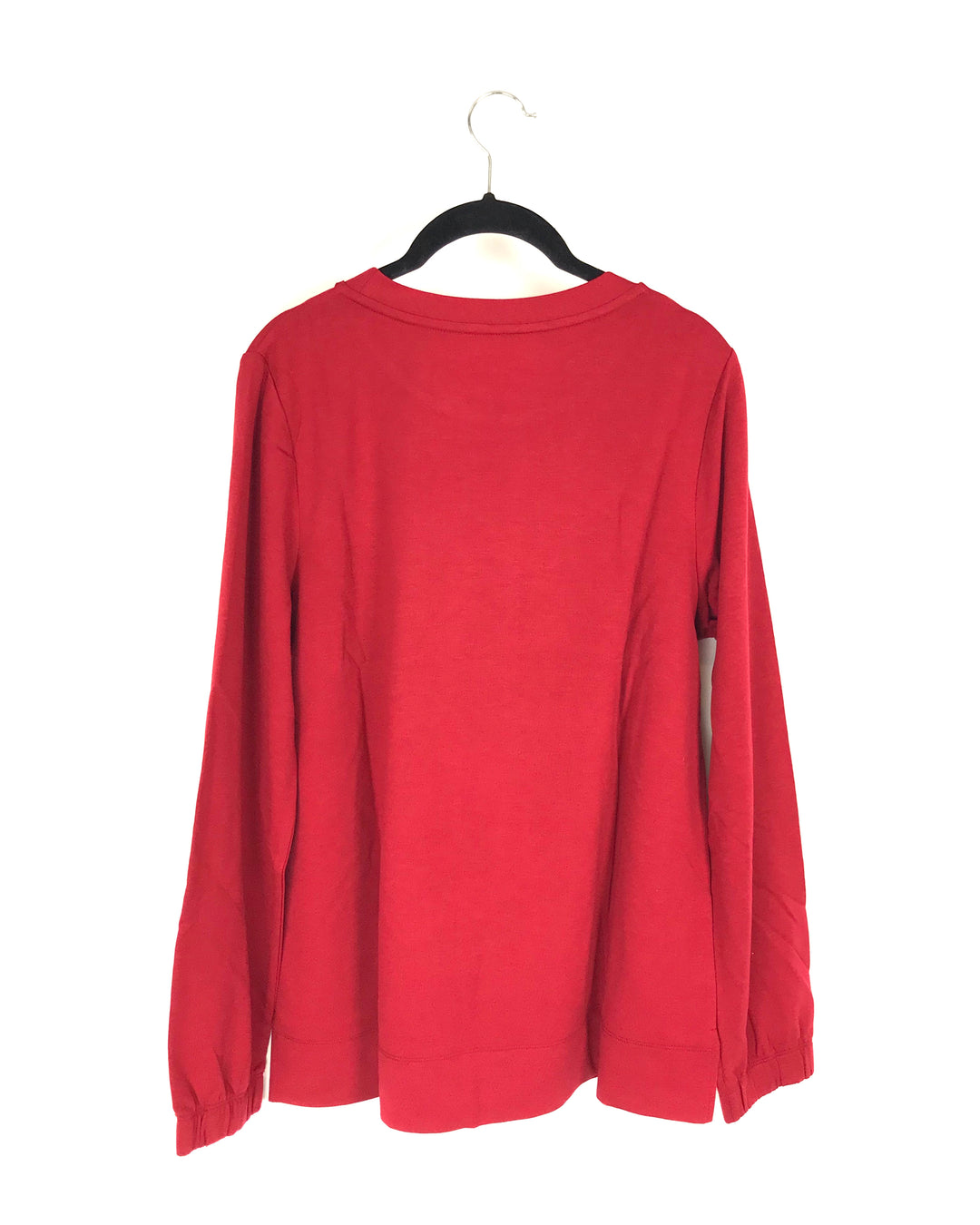 Deep Red Long Sleeve Top- Small