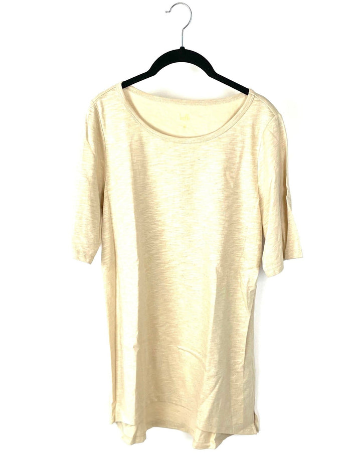 Cream Sparkly Top - Small/Medium