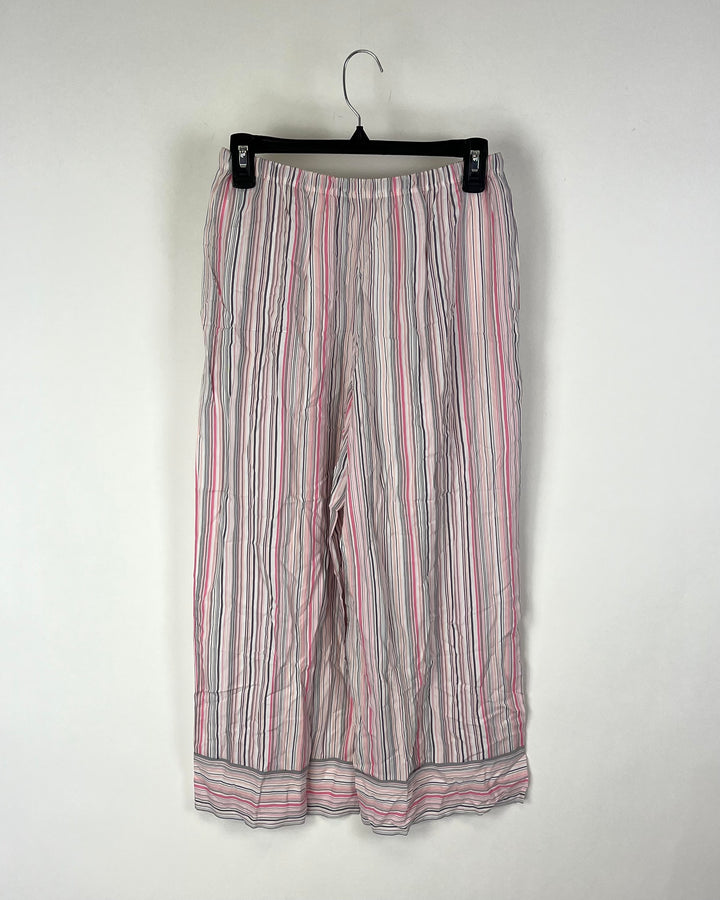 Multi Color Striped Pajama Pants - Small