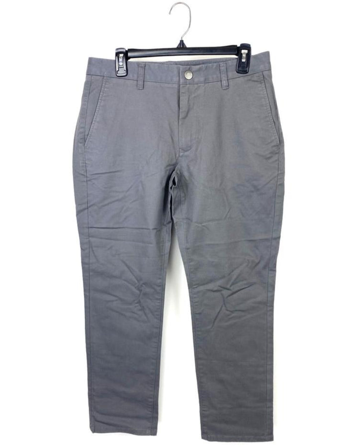 MENS Grey Khakis Pants - 28/28