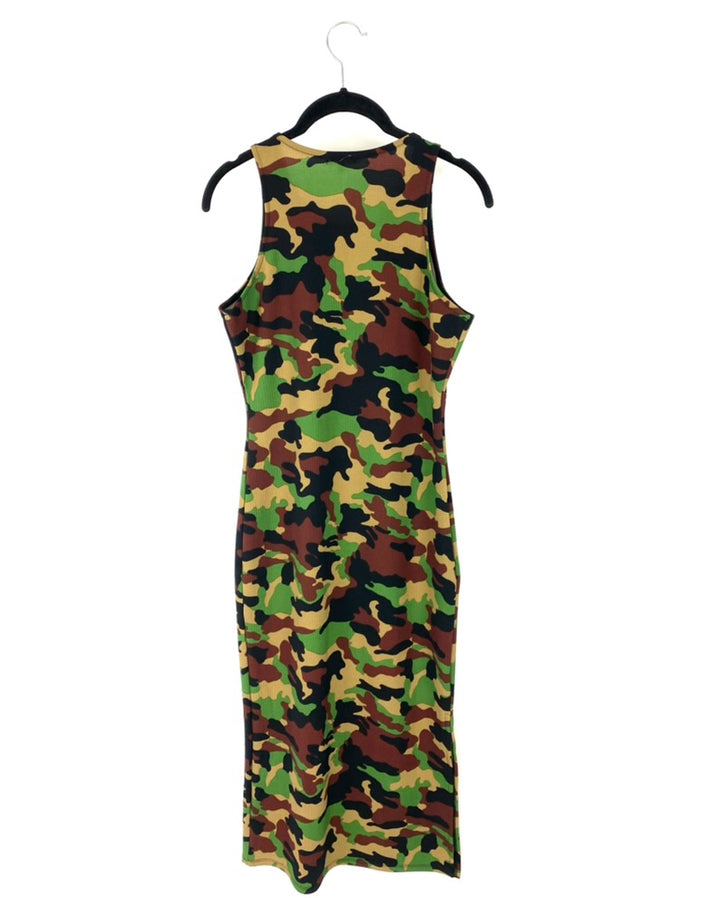 Camouflage Tank Top Dress - Small and Medium