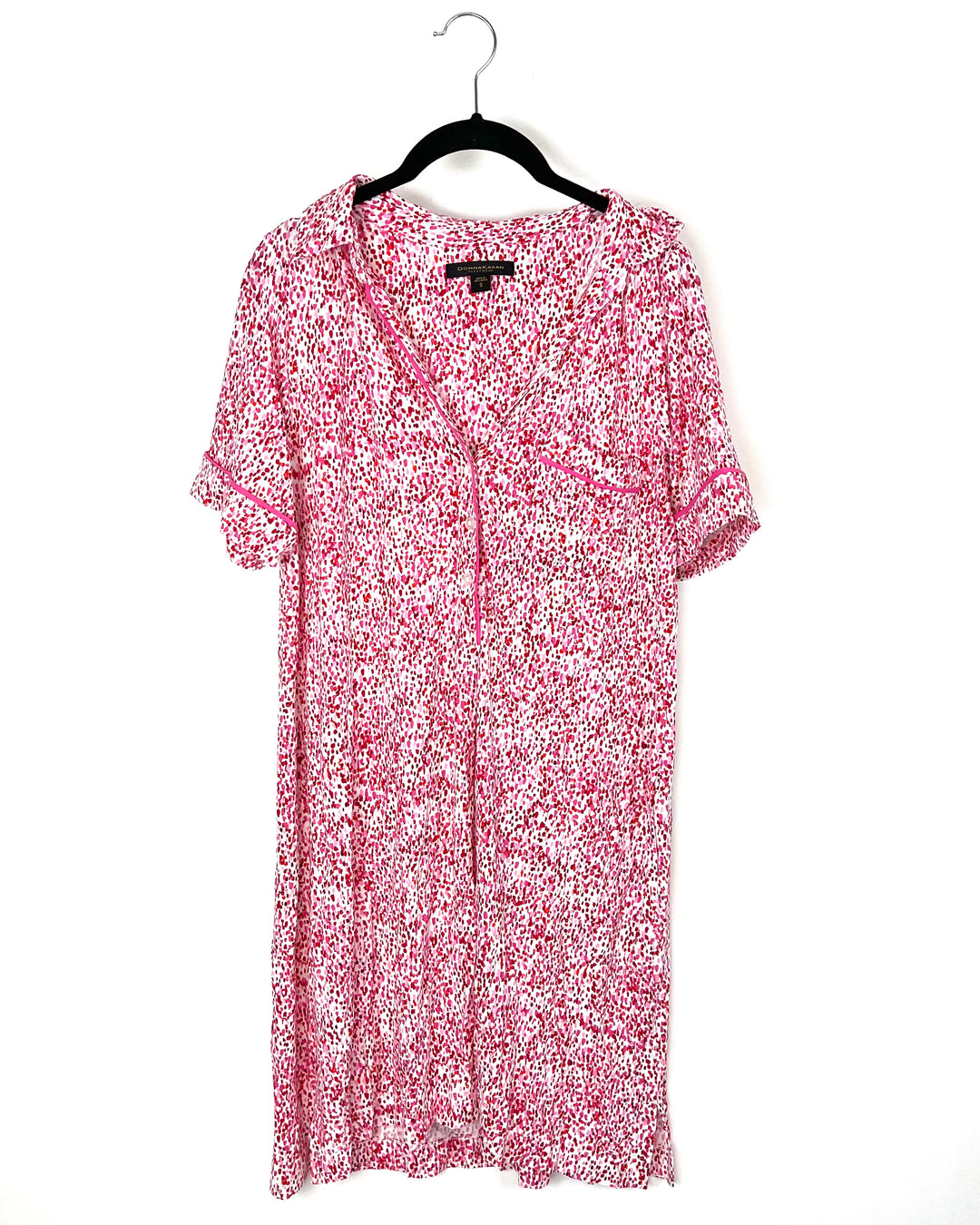 Pink and Red Spotted Nightgown - Small