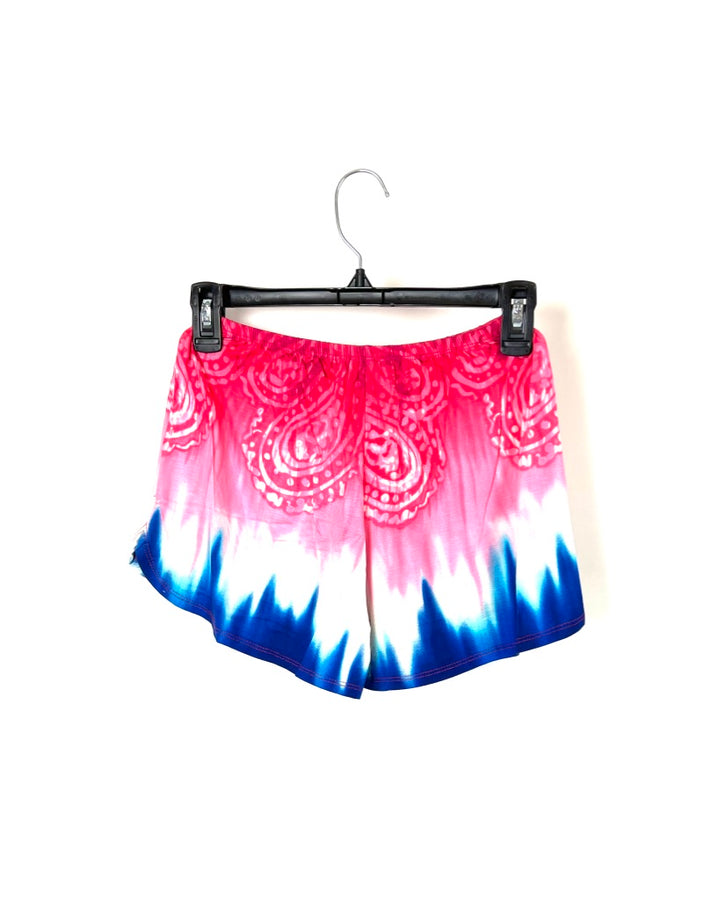Tie-Dye Lightweight Shorts - Extra Small and Small