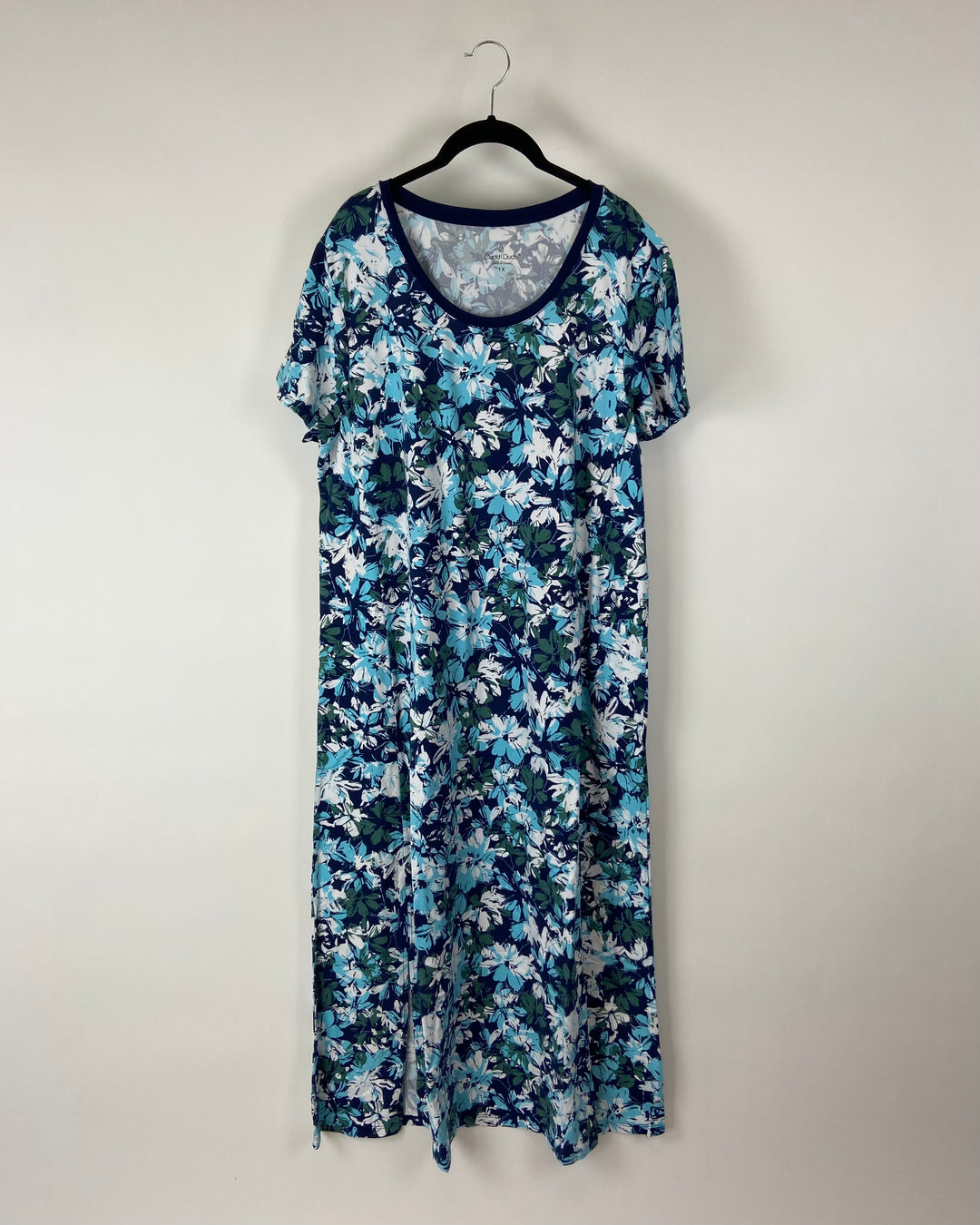 Blue and Green Floral Maxi Dress - Size 2/4, 6/8/ and 18/20