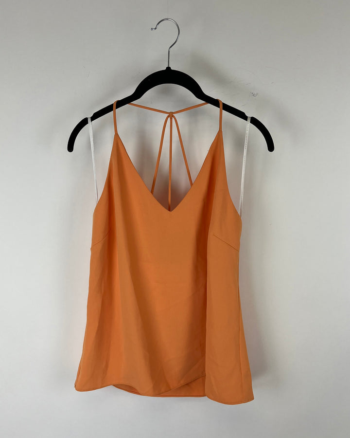 Orange Strappy Blouse - Size 4-6