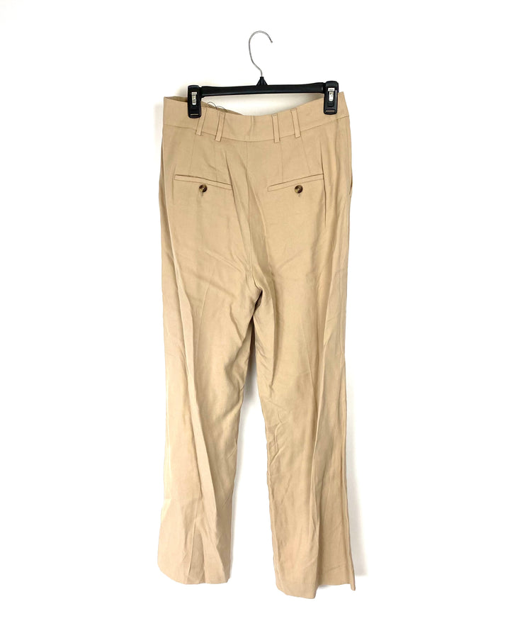 Beige Trousers - Size 8