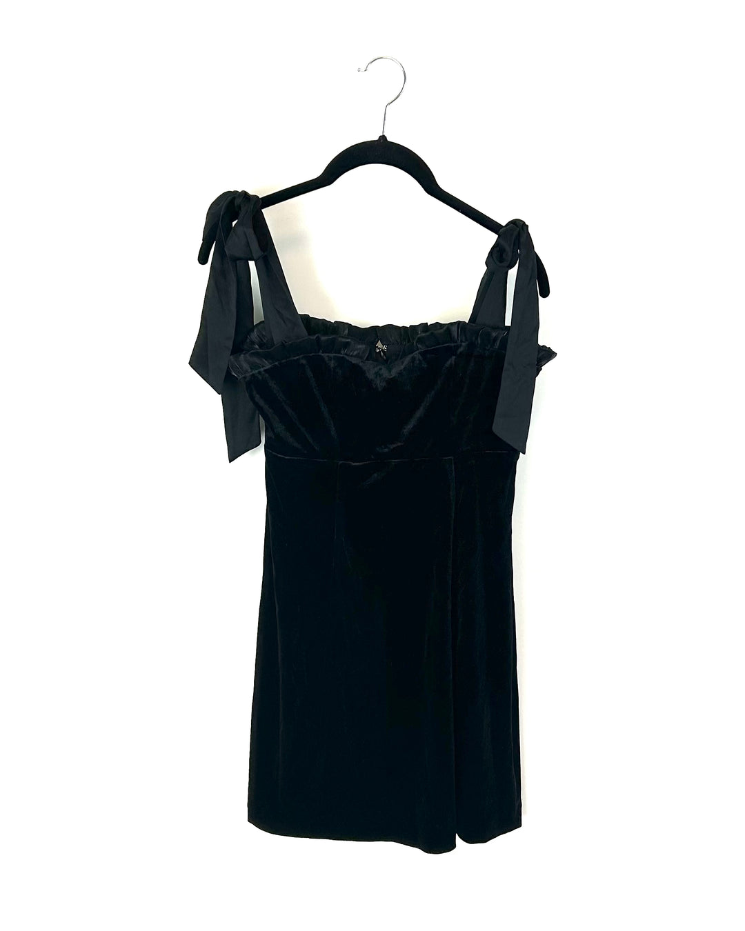 Black Velour Dress - Extra Small, Small, Large