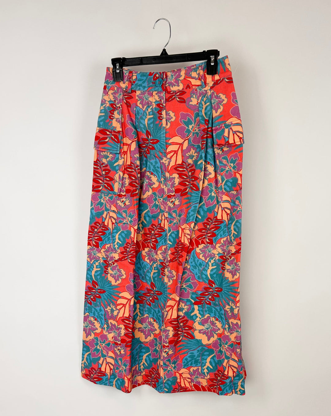 Abstract Floral Skirt - Small