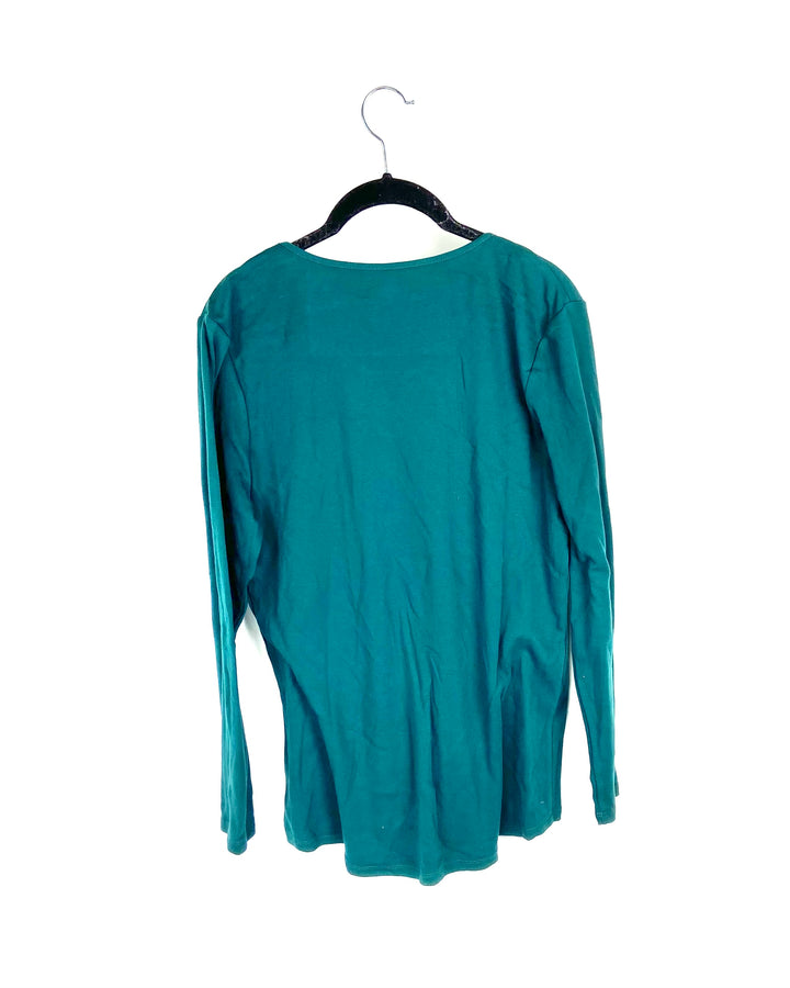 Emerald Green Top - Petite Small