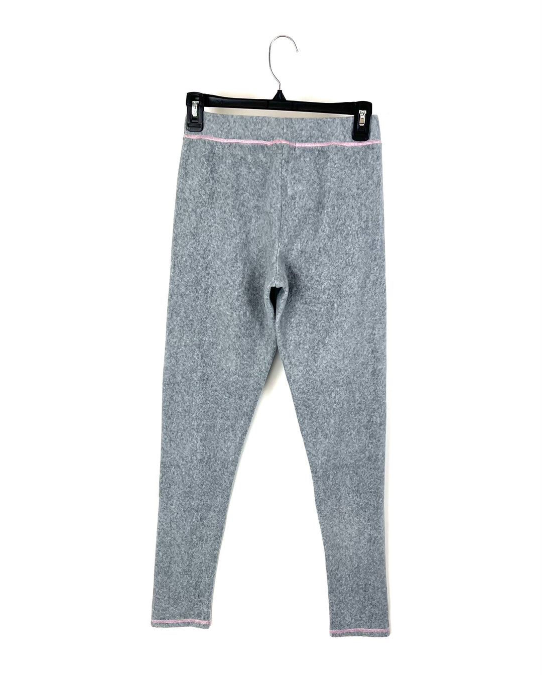 Grey and Pink Fleece Pants - Small