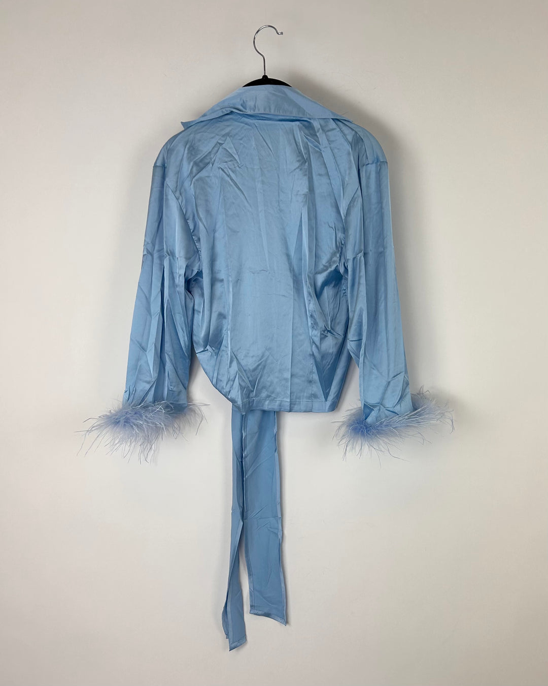 Baby Blue Feather Top - Size 2/4