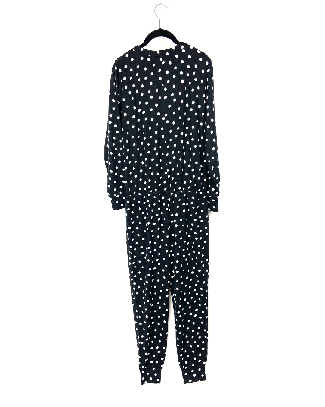 Black And White Polka Dot Onesie - Small