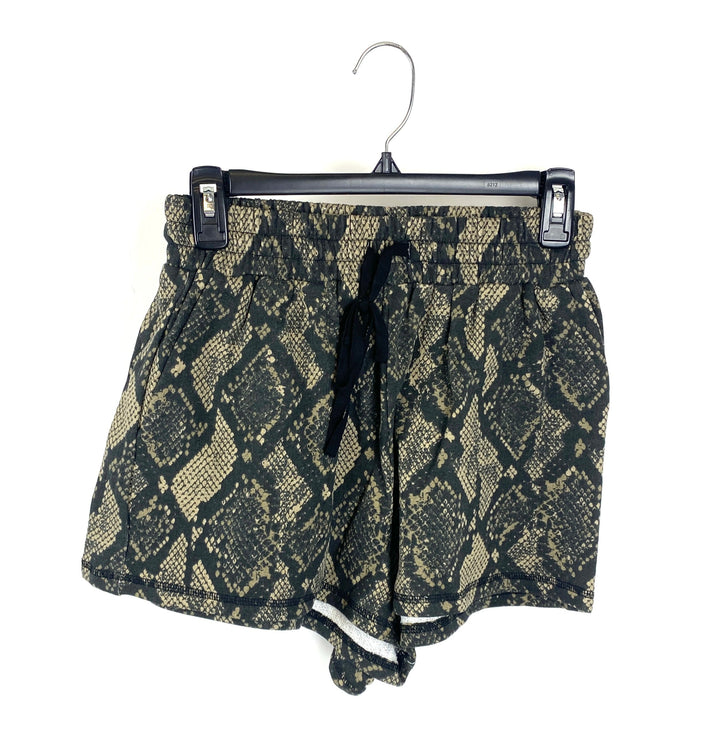 Snakeskin Shorts - Small