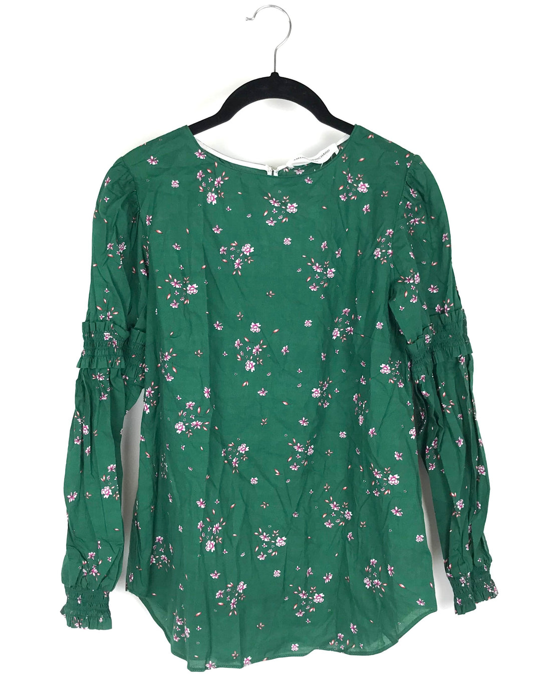 Green Floral Printed Top - Small