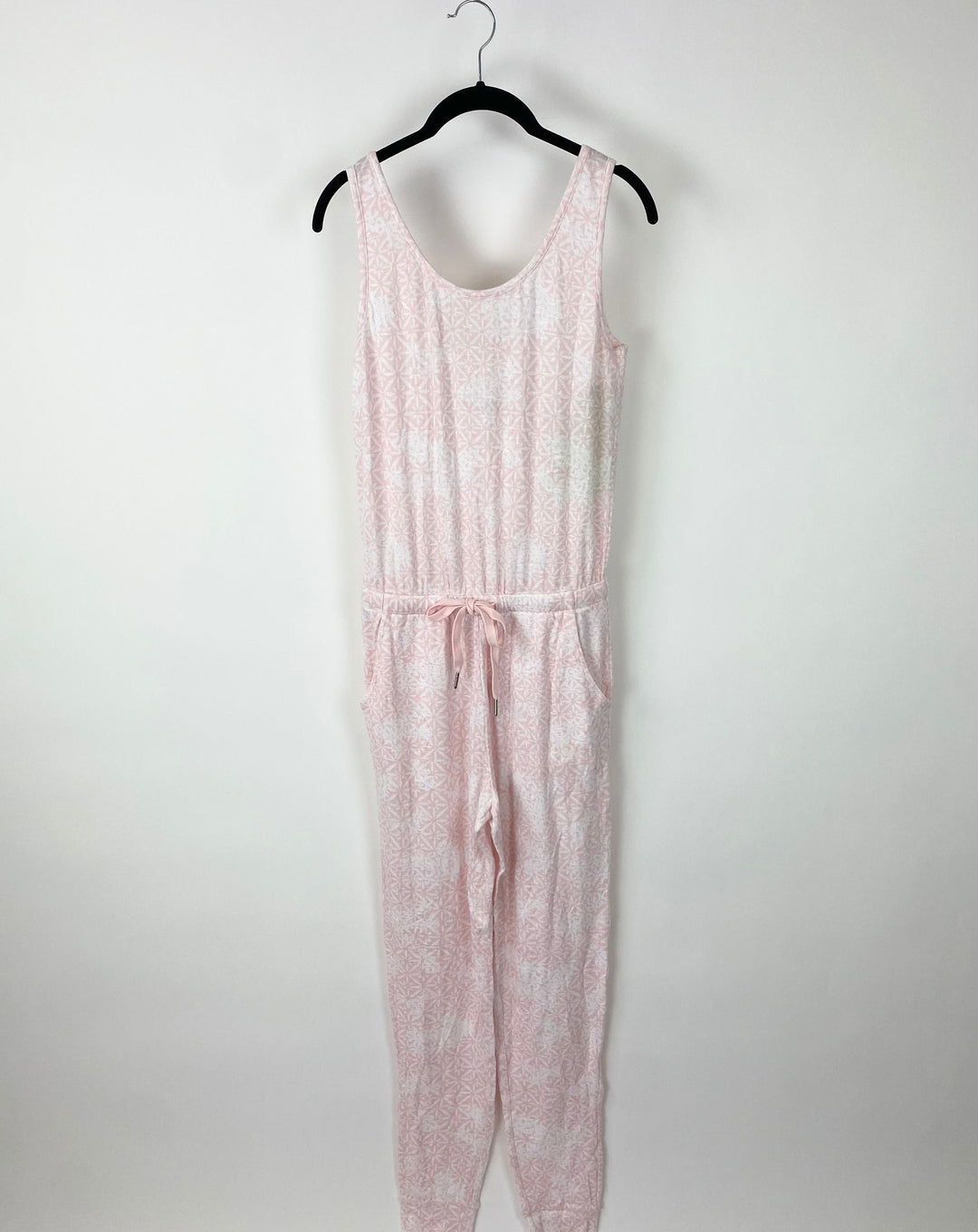 Pink And White Jumpsuit - Extra Small, Small