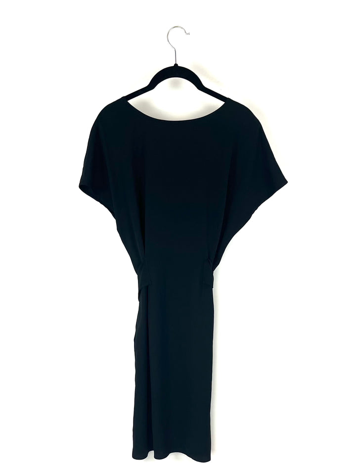 Black Tie Waist Dress - Small