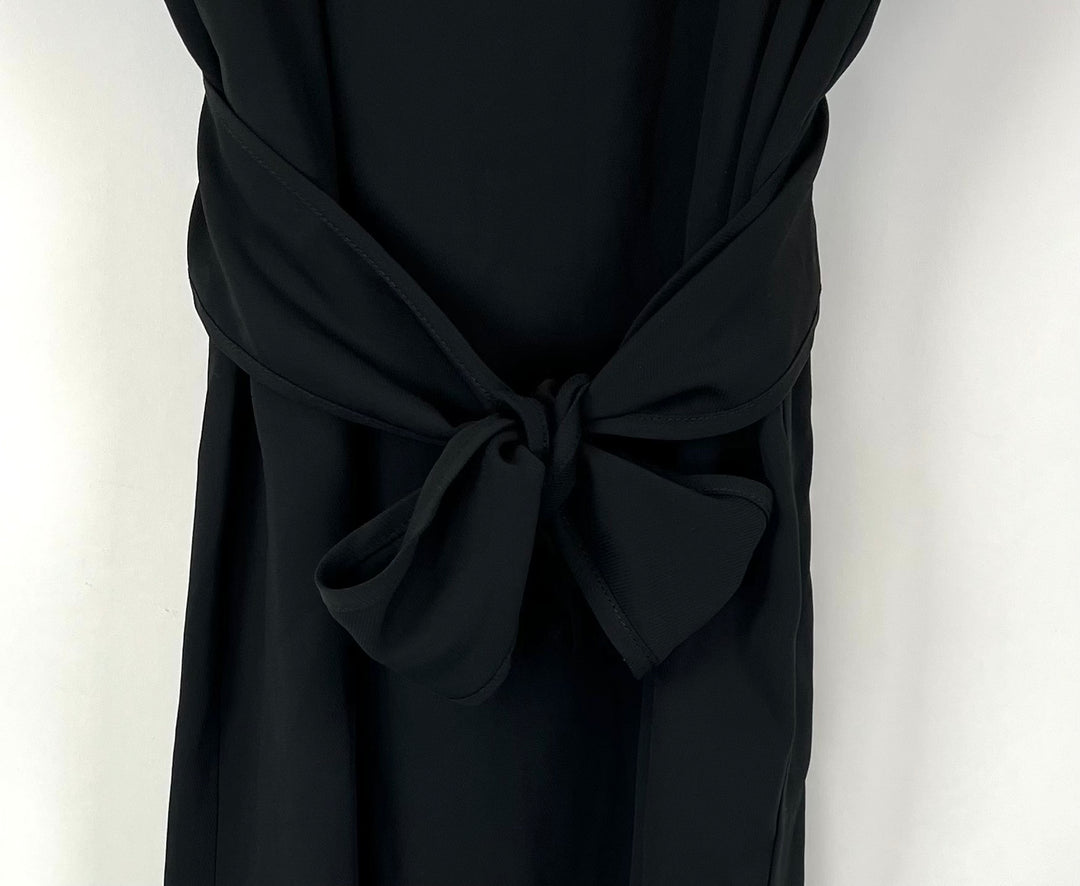 Black Tie Waist Dress - Small