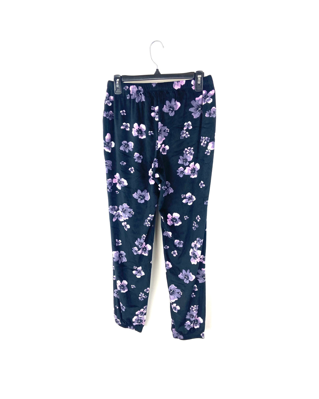 Fleece Floral Pajama Pants - Small