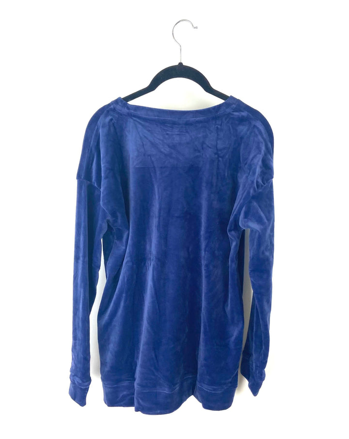 Blue Fleece Top - Small