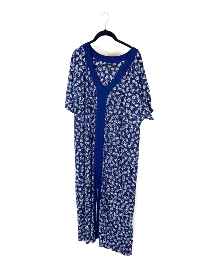 Blue Lounge Dress - 1X