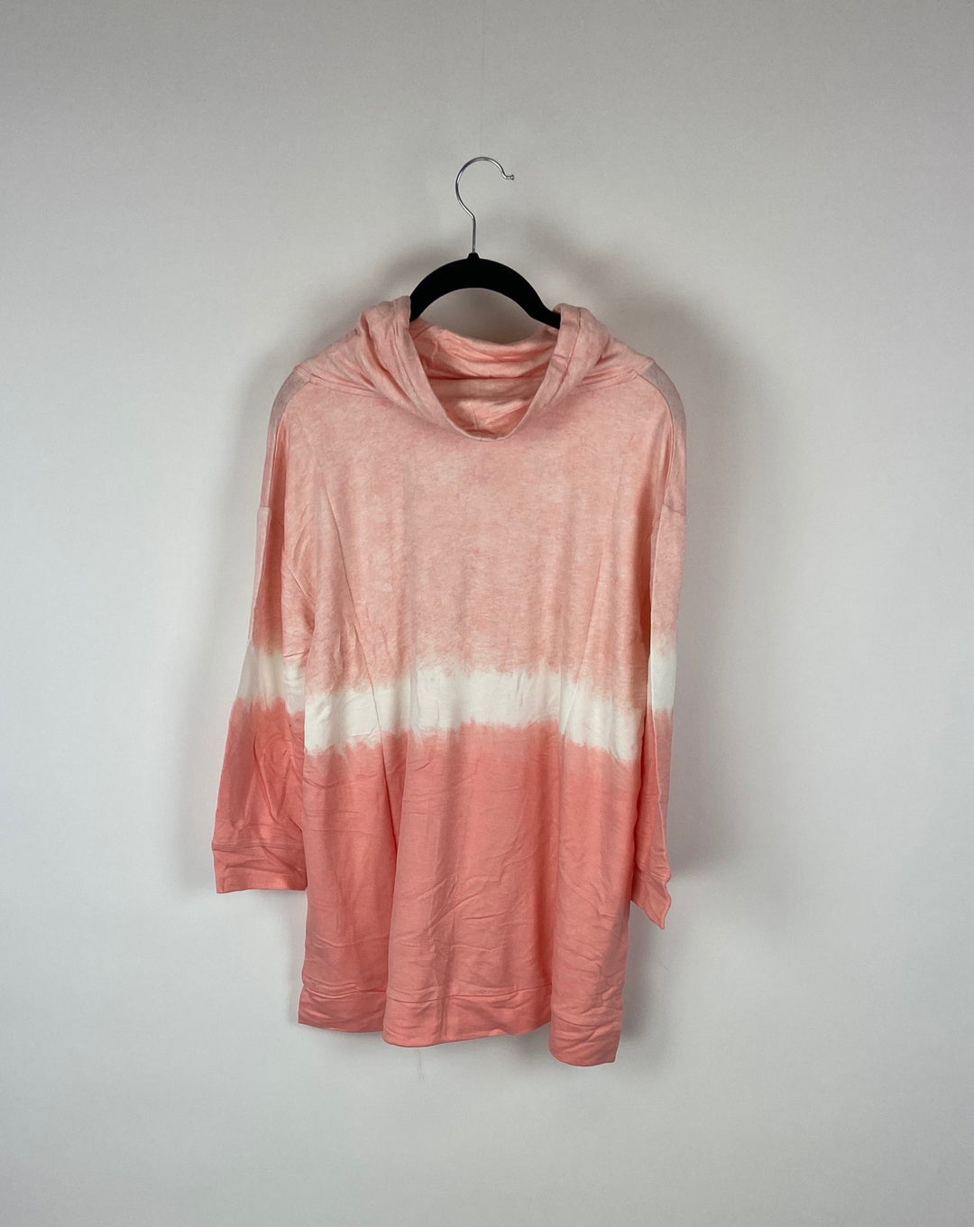 Pink Mock Neck Long Sleeved Top - Small