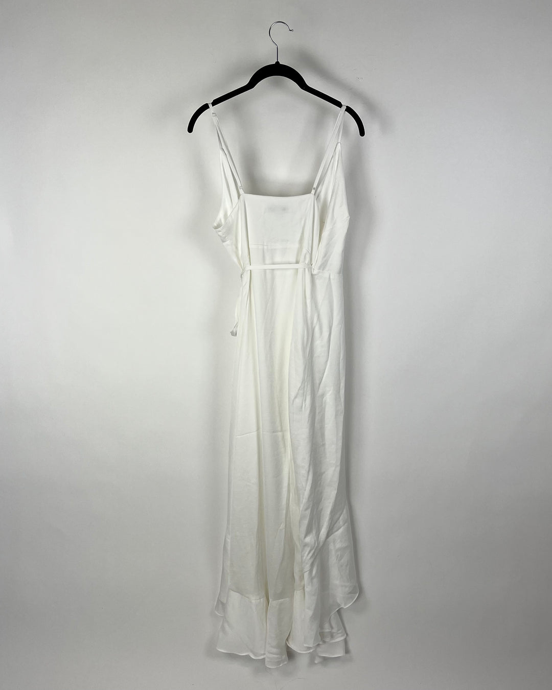White Midi Wrap Dress - Size 4