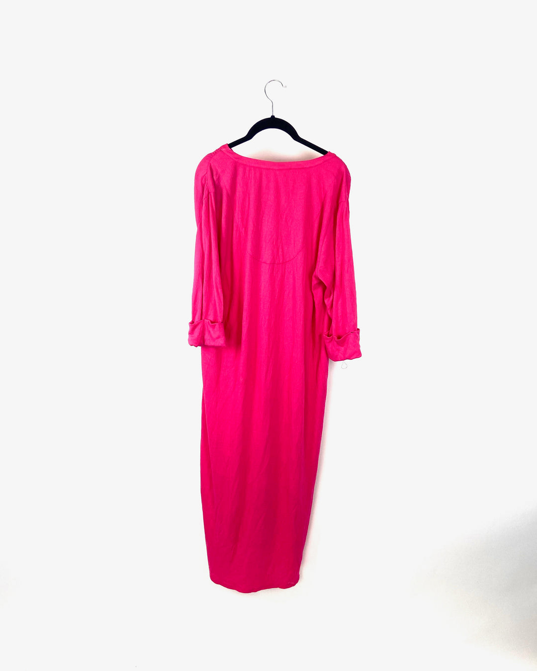 Hot Pink Lounge Dress - Small