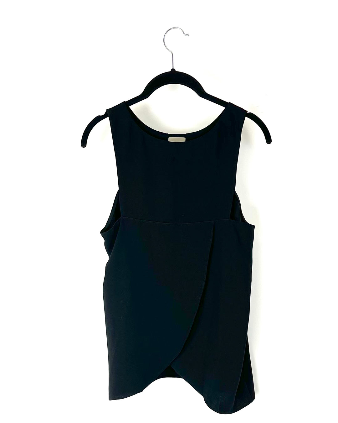 Black Sleeveless Blouse - Size 4/6